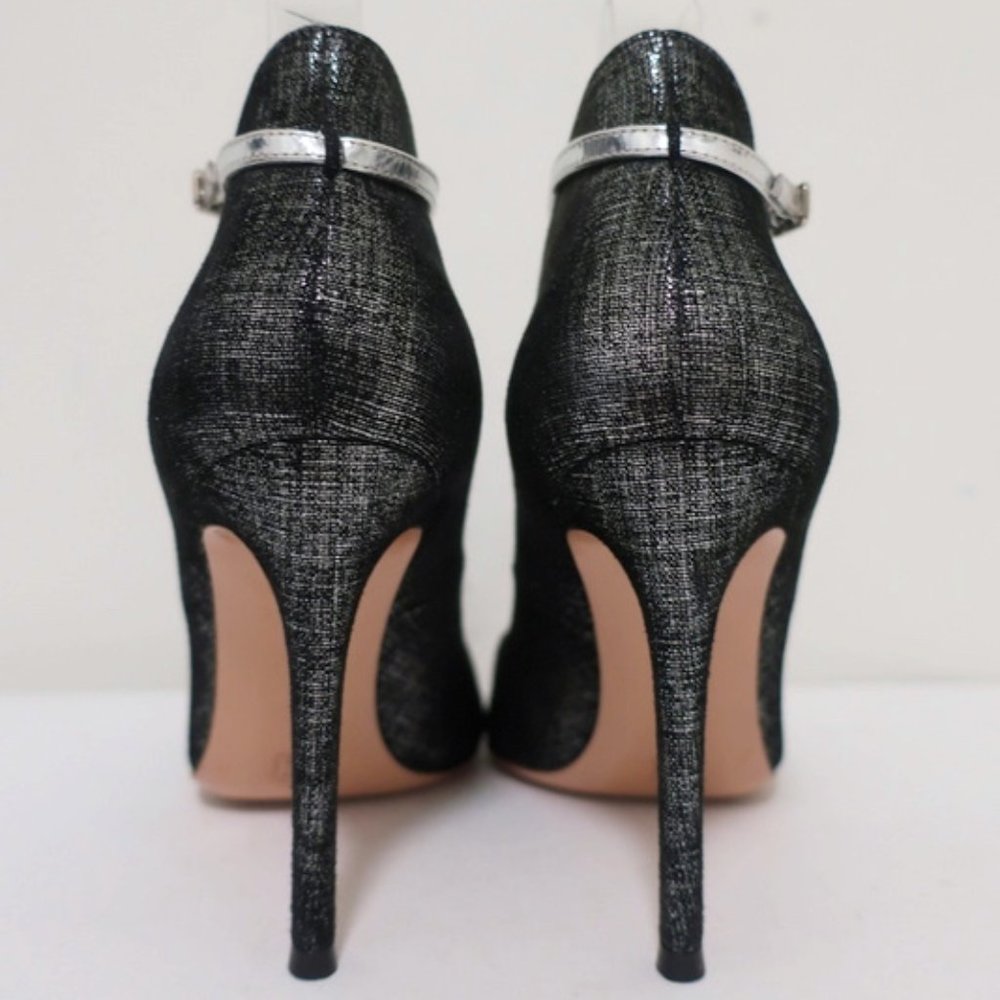 Gianvito Rossi High-Back Ankle Strap Pumps Sz 36.5 - Picture 8 of 11